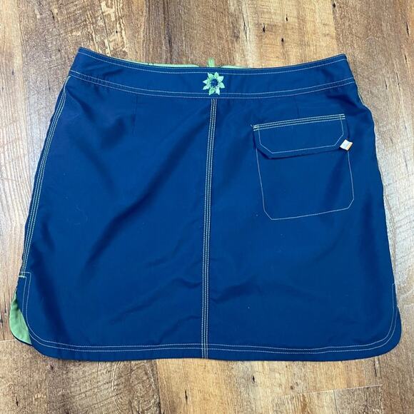 Horny Toad Active Skort Blue Green Sz 6 - Picture 2 of 4